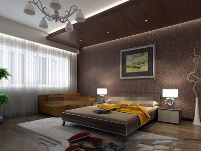 Bequem und großzgig braun Zimmer