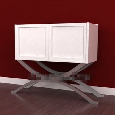 Weiß gebogenen Beinen Zweitrer Box