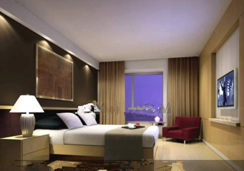 Komfortable Business-Hotel Schlafzimmer