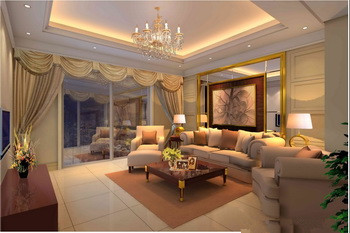 Moderne geräumige gemtliches Wohnzimmer
