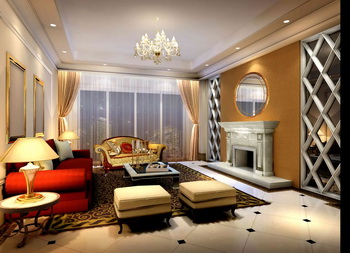Brilliant und eleganten modernen Wohnzimmer