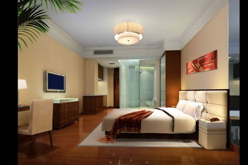Modernes Hotel im Stil komfortables Zimmer