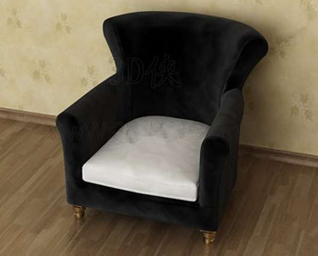 Schwarz-und Casual Sofa Sessel