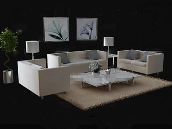 Moderne minimalistische Sofa Kombination