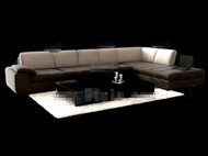 Fabric Sofa und Couchtisch Kombination