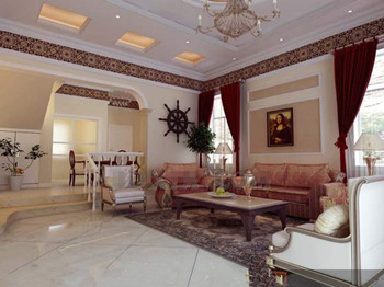 Europäischen Stil elegantes Wohnzimmer