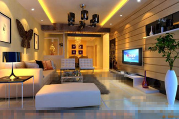 Moderne exquisite dekorierten Wohnzimmer