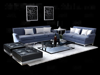 Mode und einfachen grauen Sofa Kombination