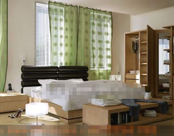 Moderne frisch und komfortables Schlafzimmer