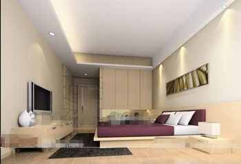 Cozy and comfortable warme Farben Zimmer