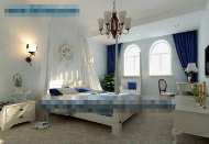 Schlafzimmer im mediterranen Stil