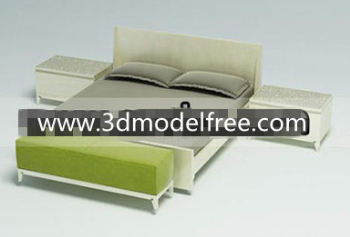 Wooden einfaches Bett Kombination