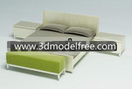 Wooden einfaches Bett Kombination