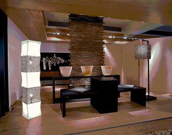 Balinesischen Stil Massivholz Vitrine