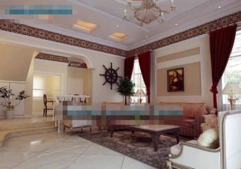 Weiß klassischen europäischen Stil Wohnzimmer