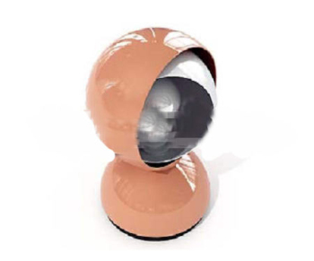 Runde braune Alternative Lampe