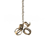 Ring aus Gold Pendelleuchte
