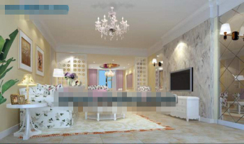 White Princess Style Wohnzimmer