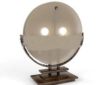 Einfache Holzkugel Typ Lampe