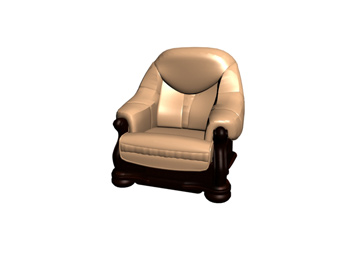 Moderne Einzelnen Wooden Sofa