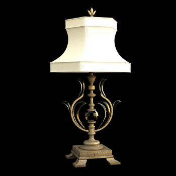 Europäische retro Metallsockel Schreibtischlampe