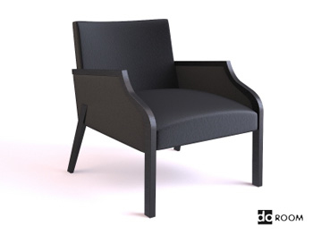 Moderne schwarze High-Back Sessel