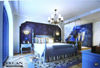 European Style klassischen Fantasy-Schlafzimmer