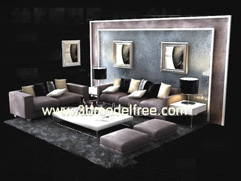 European Style lila Sofa Kombination