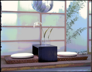 Sdostasien Holz Couch 3D-Modell