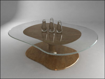 3D Teetisch Modell