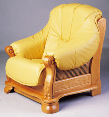 Europäische Lederkissen Sofa 3D-Modell