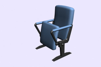 Konferenzraum Klappstuhl 3D-Modell