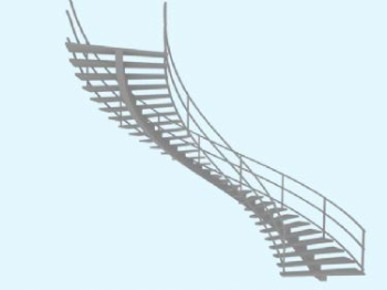 Die Treppen 3D-Modell