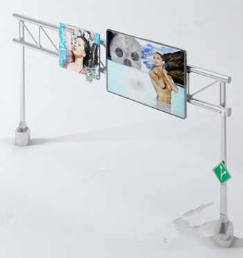 Straße Werbeschild 3D-Modelle