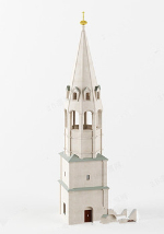 3D-Modell weiß edle Kirche