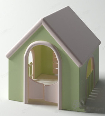 Erfrischende kleinen Zwinger 3D-Modelle