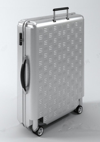 Silber Koffer 3D-Modelle