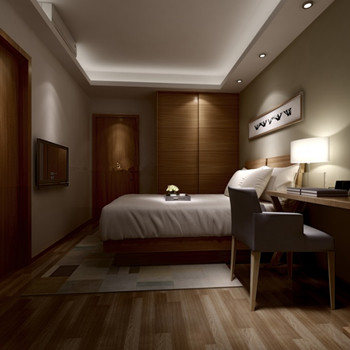Naive Schlafzimmer 3D-Modell