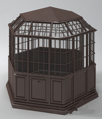 Geschlossene Pavillon 3D-Modelle