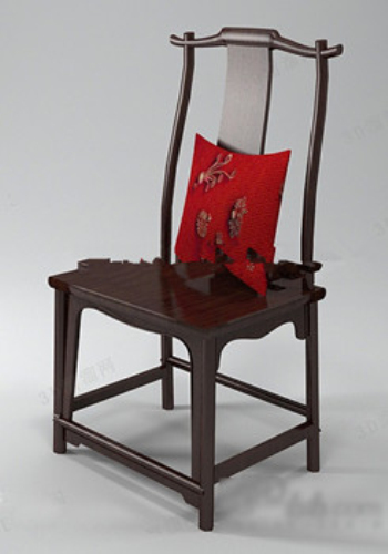 Chinesische Stuhl 3D-Modell