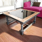 Einfache Couchtisch 3D-Modell