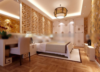 3D-Modell der chinesischen Art Schlafzimmer