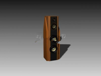 Brown DVD-Lautsprecher 3D-Modell