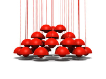Red Vorhang-Kronleuchter