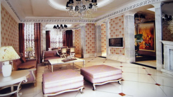 Die erfrischende Europäischen modernen Wohnzimmer