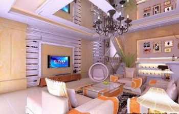 Die geräumigen, modernen Wohnzimmer