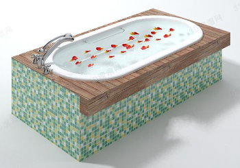 Luxuriöse Badewanne Modell