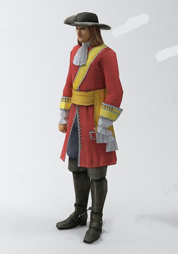 Men in red Modell