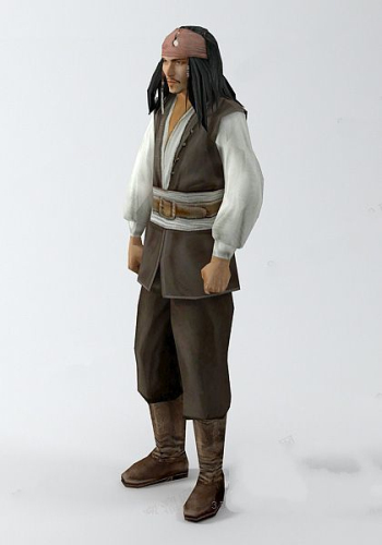 Captain Jack 3D-Modell