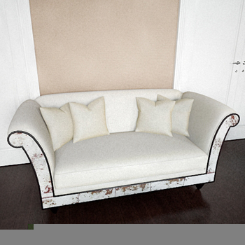 European-style Sofa 3D-Modell